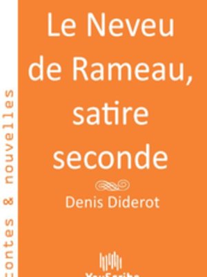 cover image of Le Neveu de Rameau, satire seconde